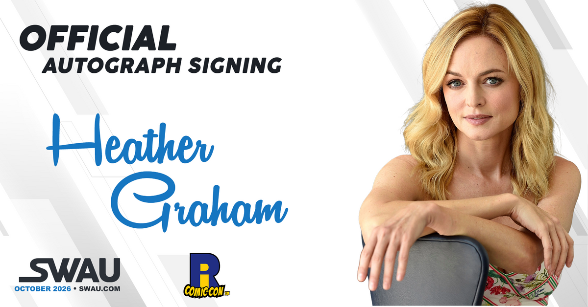 Heather Graham Autograph Signing - Rhode Island Comic Con 2026