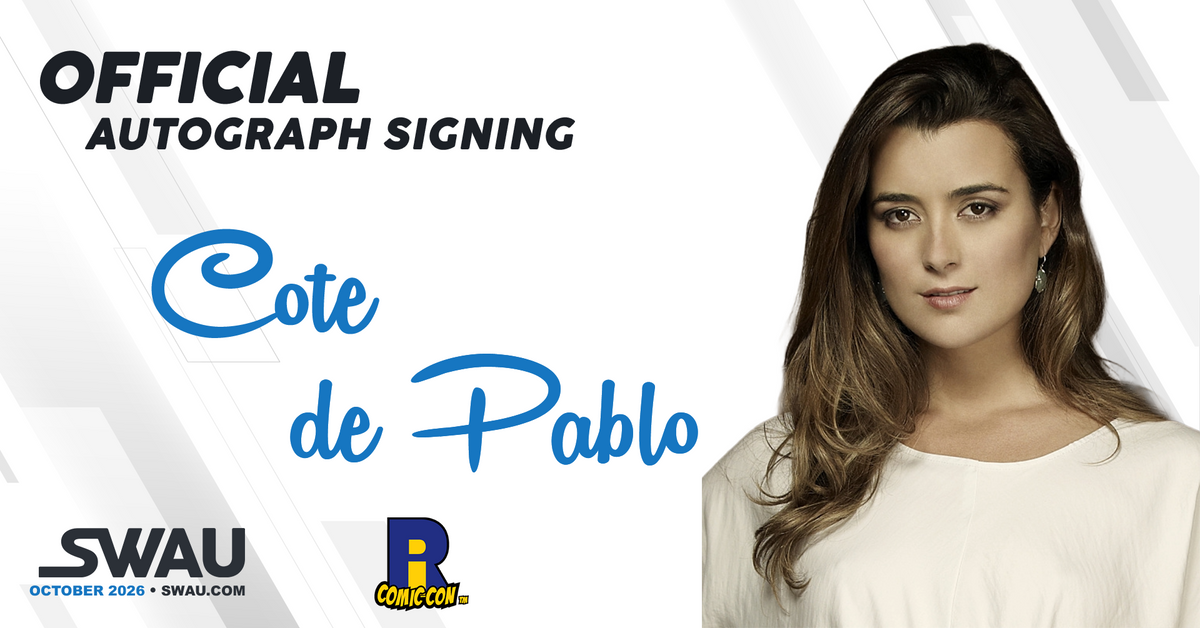 Cote De Pablo Autograph Signing - Rhode Island Comic Con 2026