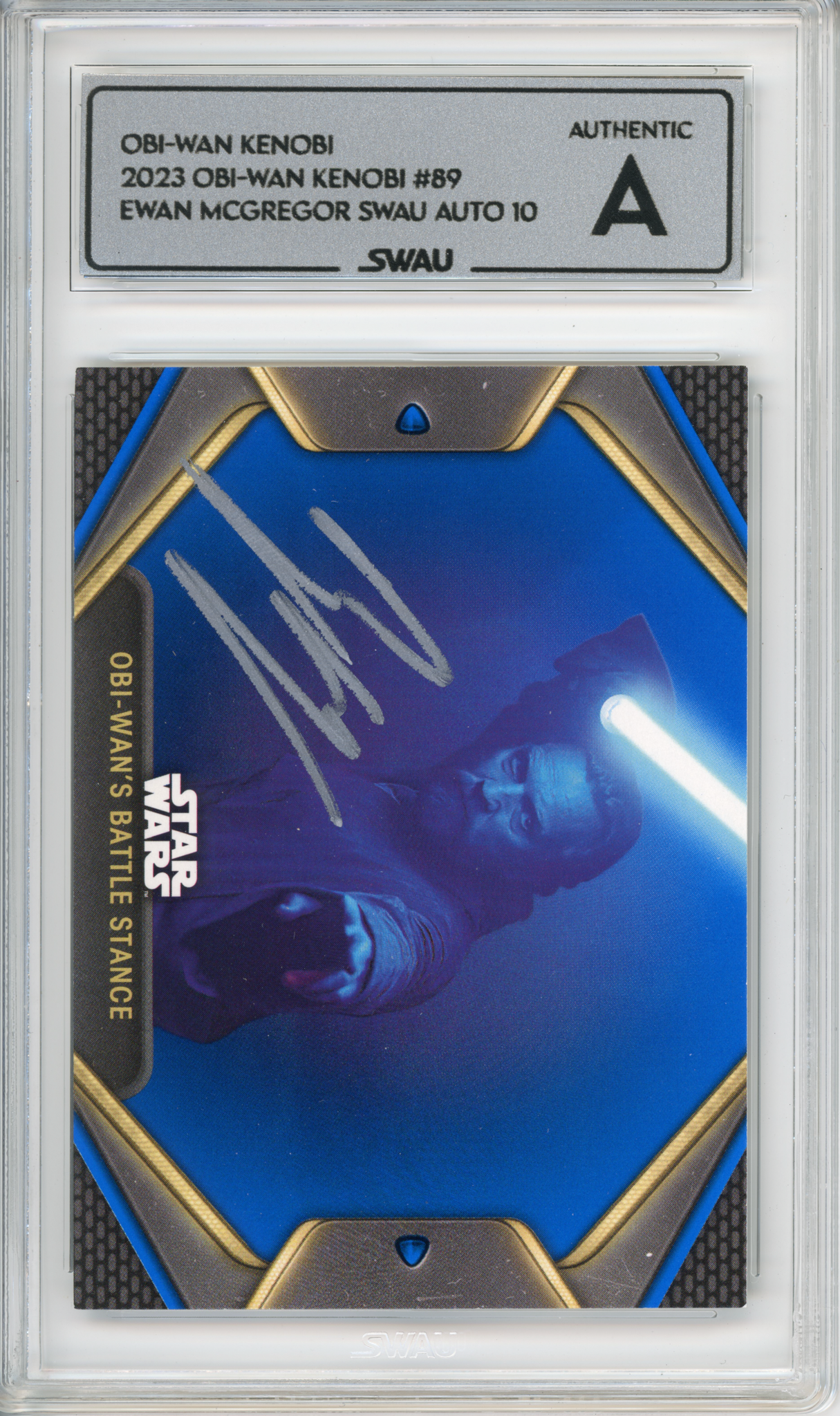 Ewan McGregor Signed Trading Card - SWAU Authenticated & Encapsulated