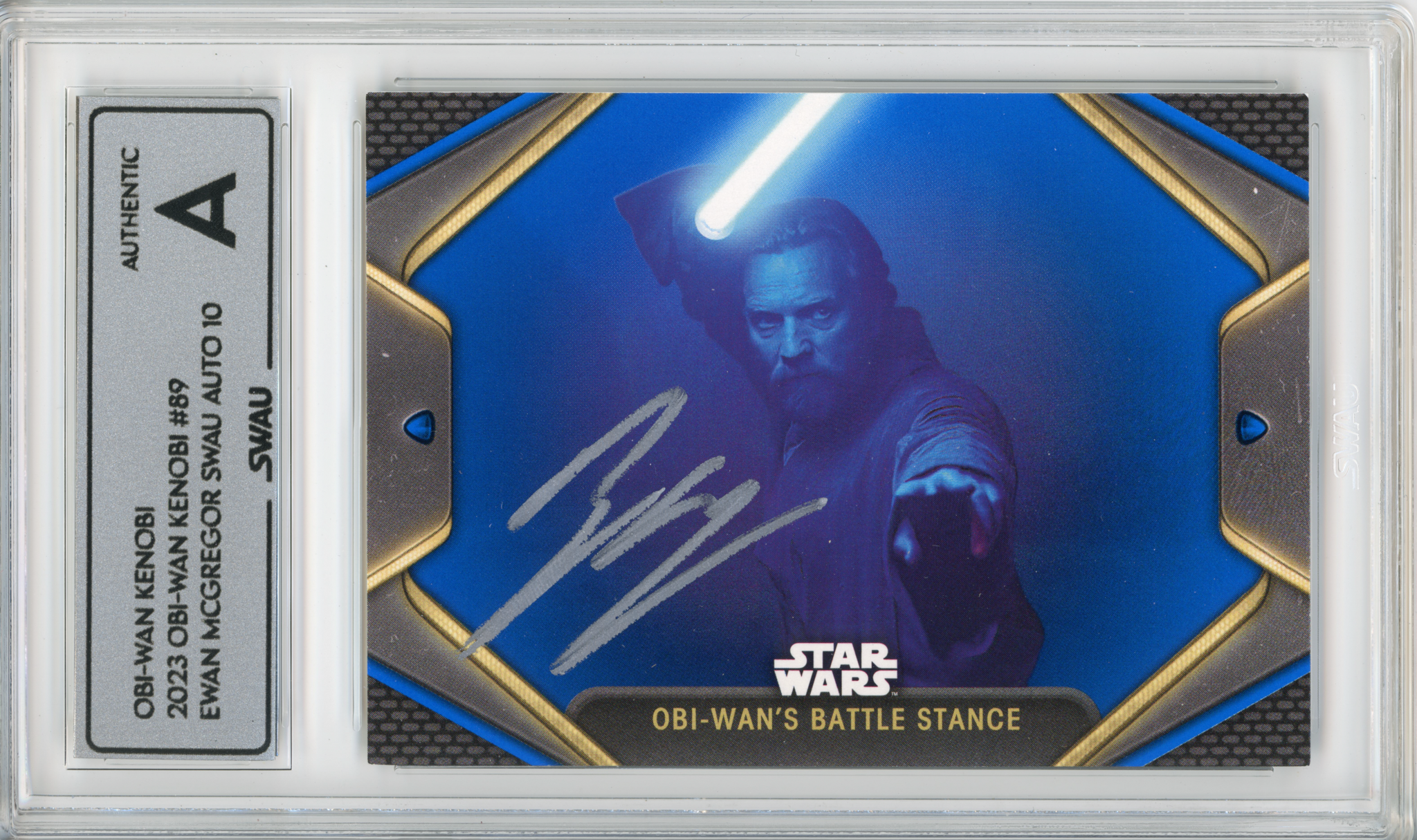 Ewan McGregor Signed Trading Card - SWAU Authenticated & Encapsulated