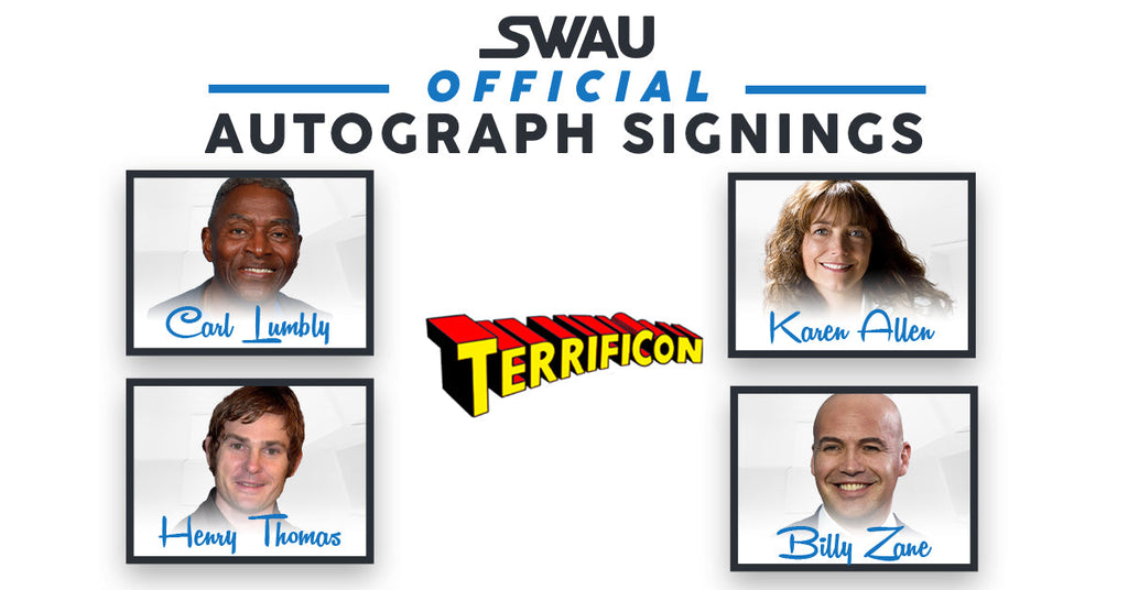 Karen Allen, Carl Lumbly, Henry Thomas, Billy Zane, & More to Sign for SWAU!