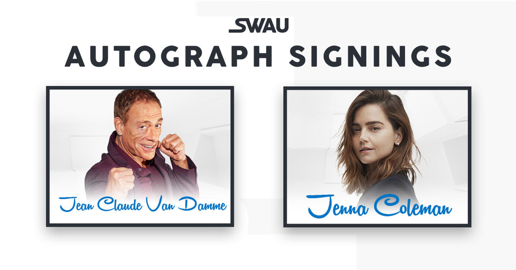 Jean Claude Van Damme & Jenna Coleman to Sign for SWAU!