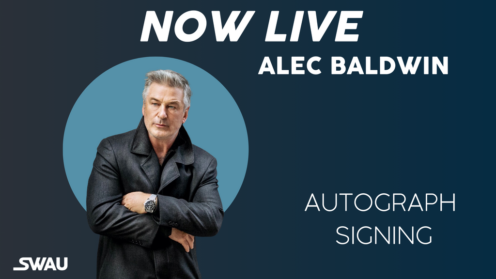 Alec Baldwin Autograph Signing NOW LIVE!!
