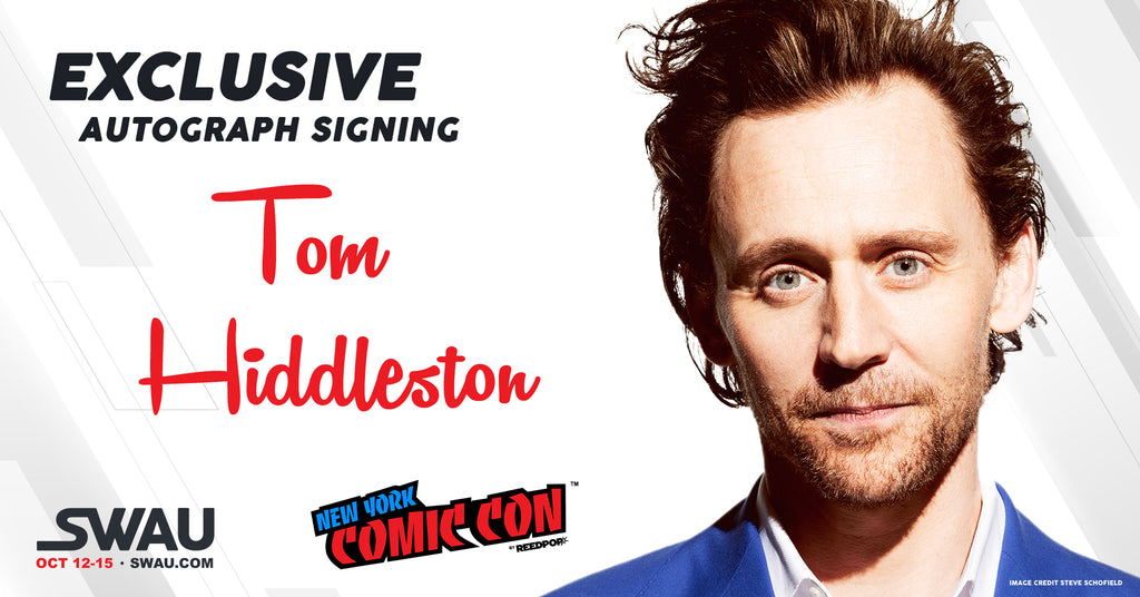 Tom Hiddleston to Sign for SWAU!