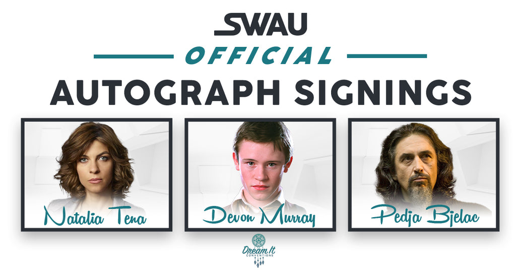 Natalia Tena, Devon Murray, and Pedja Bjelac to Sign for SWAU!