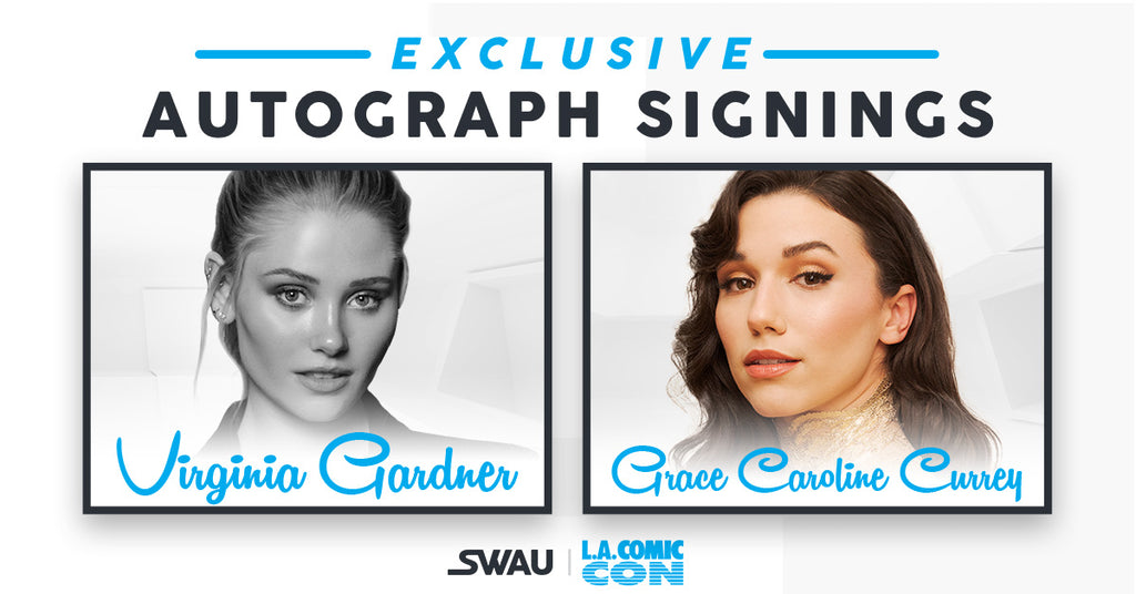 Virginia Gardner & Grace Caroline Currey to Sign for SWAU!
