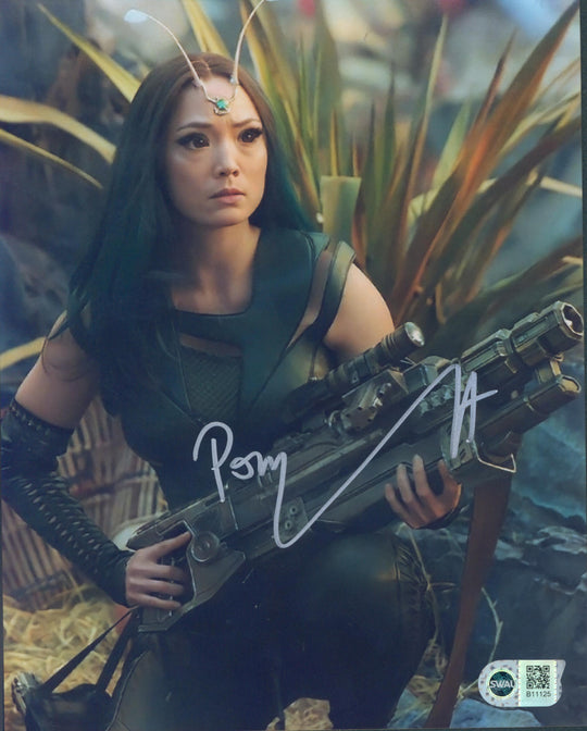 Pom Klementieff Signed 8x10 Photo - SWAU Authenticated