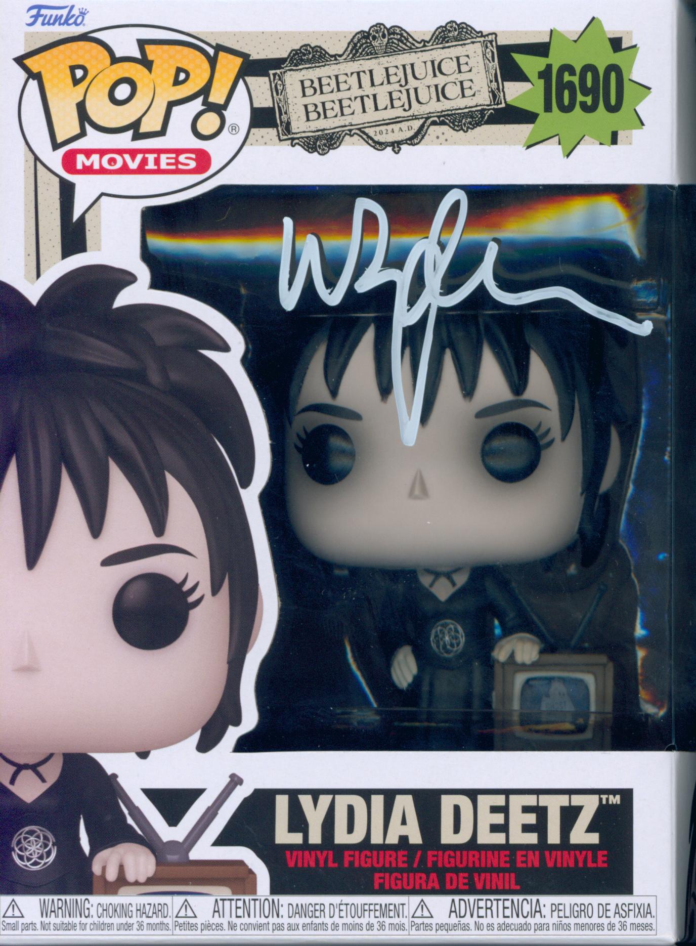 Winona Ryder Signed Funko POP! - SWAU Authenticated - SWAU