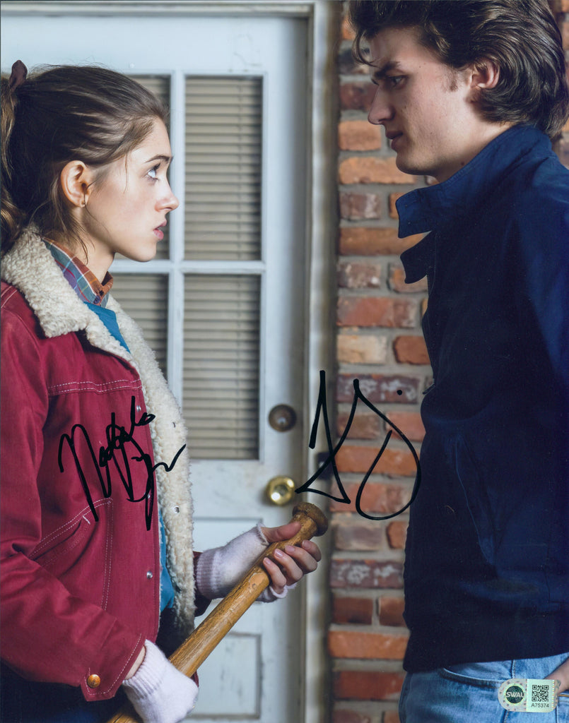 Natalia Dyer & Joe Keery Signed 11x14 Photo - SWAU Authenticated - SWAU
