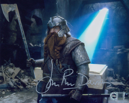John Rhys-Davies Signed 8x10 Photo - SWAU Authenticated
