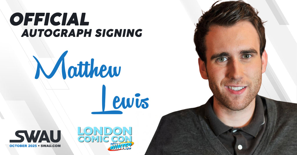 Matthew Lewis Autograph Signing - London Film and Comic Con Winter - SWAU