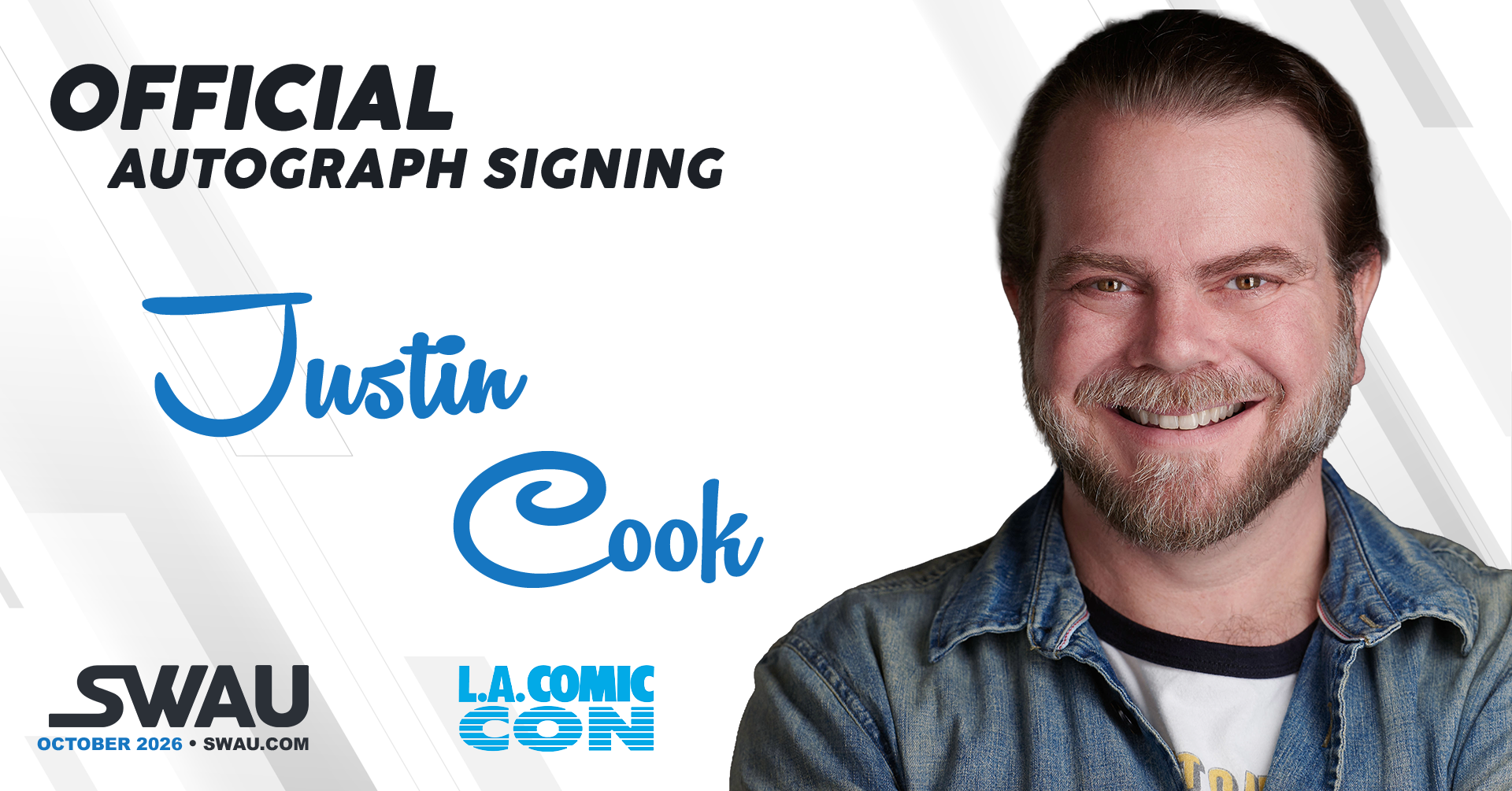 Justin Cook Autograph Signing - LACC 2026
