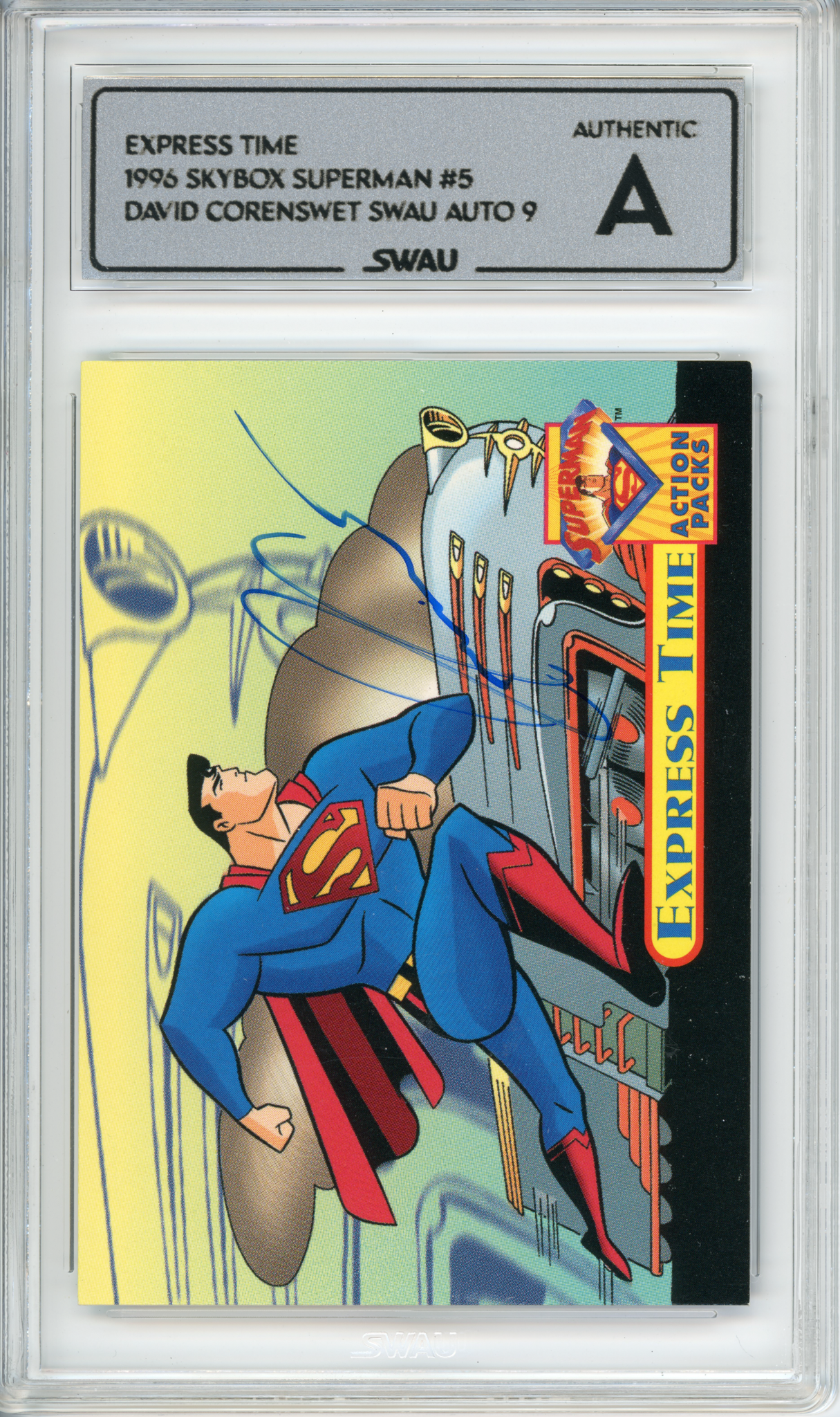 David Corenswet Signed Trading Card - SWAU Authenticated & Encapsulated