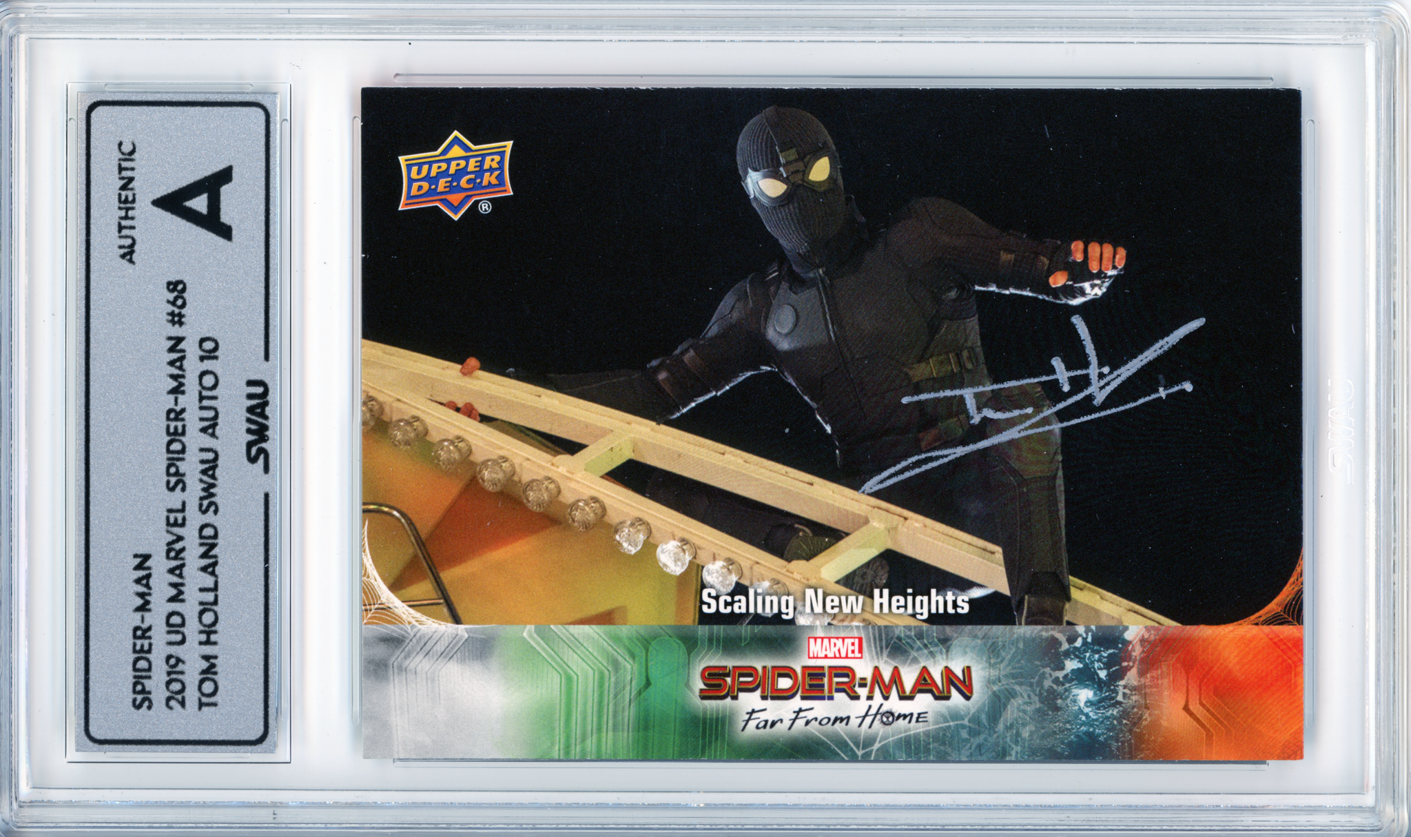 Tom Holland Signed Trading Card - SWAU Authenticated & Encapsulated