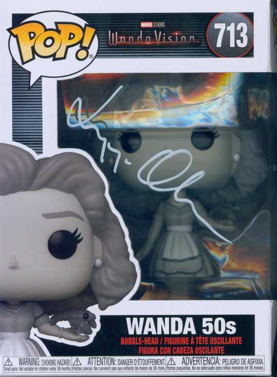 Elizabeth Olsen Signed Funko POP! - SWAU Authenticated