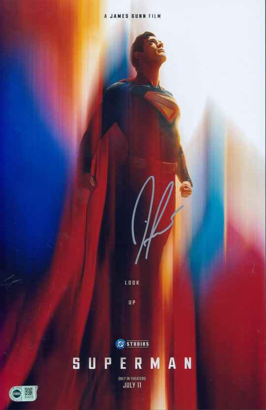 David Corenswet Signed 11X17 Photo - SWAU Authenticated