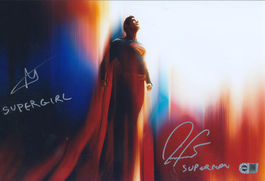 David Corenswet & Milly Alcock Signed 11X17 Photo - SWAU Authenticated