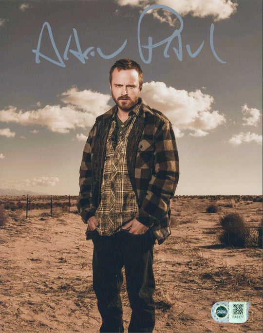 Aaron Paul Signed 8x10 Photo - SWAU Authenticated