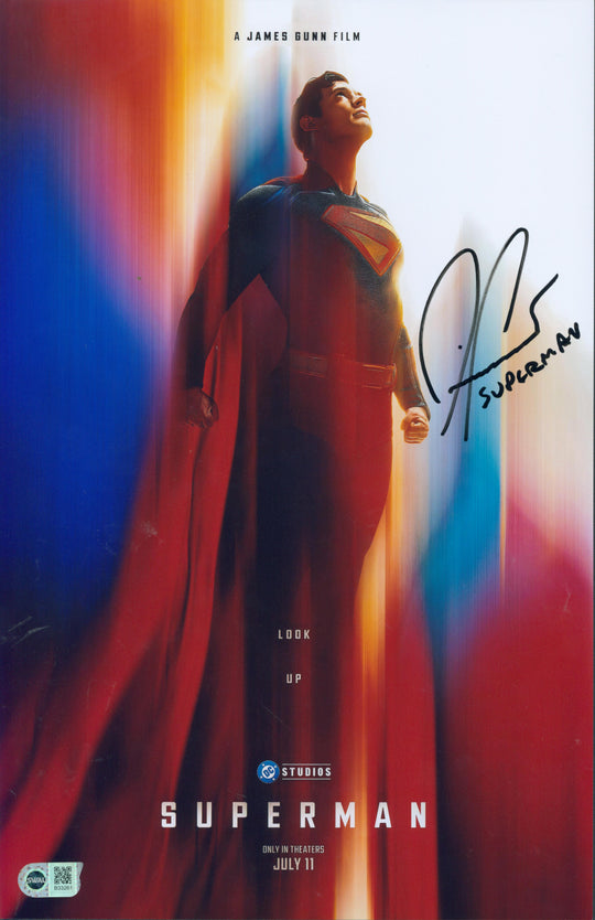 David Corenswet Signed 11X17 Photo - SWAU Authenticated