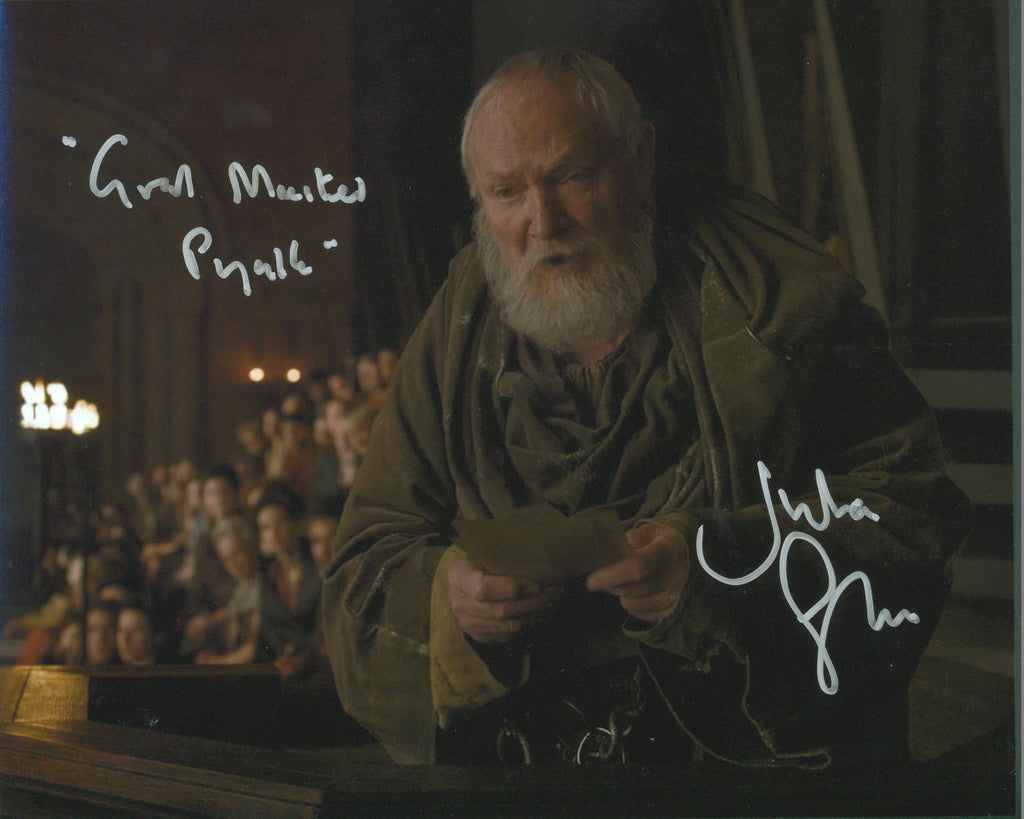 Julian Glover Signed 8x10 Photo - SWAU Authenticated