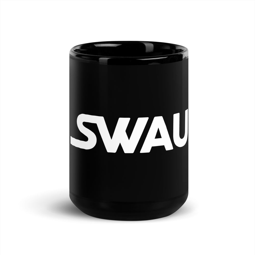 SWAU Black Ceramic Mug
